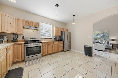 Kitchen view from Living Room