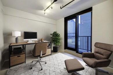 The secondary bedroom which is located downstairs