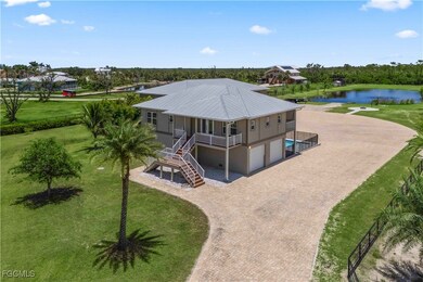 Elevated view reveals the home’s ideal position on