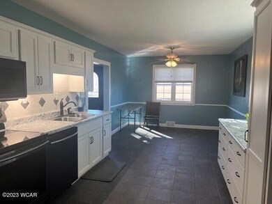 kitchen and dining