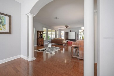 View of the family room from the dinning room.