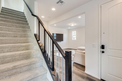 Upgraded stair railing