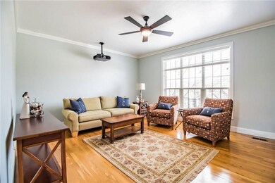 Room currently being used as a media room, but could be a second living area or office.