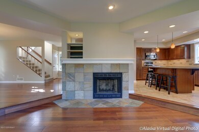Living Room W/Wood Burning Fireplace
