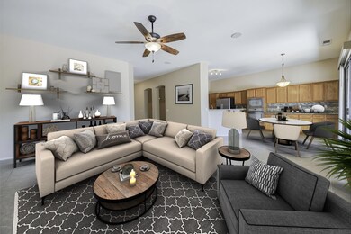 Virtually staged Great Room