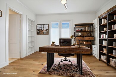 BEDROOM ON 1ST FLOOR - virtually staged as a home