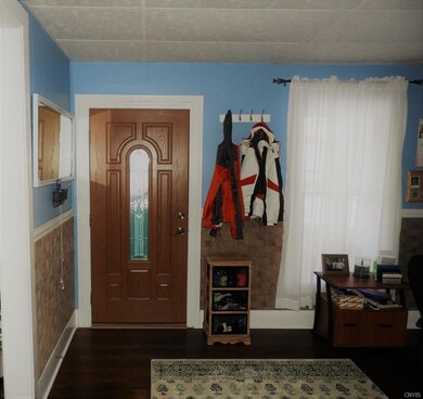 inside front door