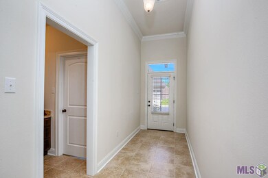 Entrance from front porch leads to the living room