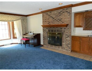 Family Room. Family Room with gas fireplace and we
