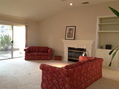 Living Room with view of back yard