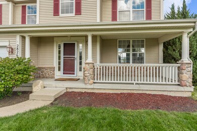 Upgraded elevation with pretty porch