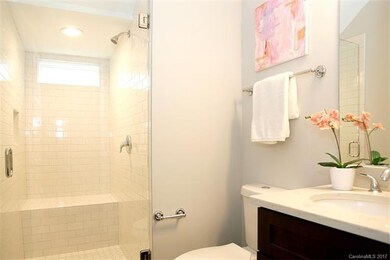 Gorgeous full bath on first floor with walk-in sho