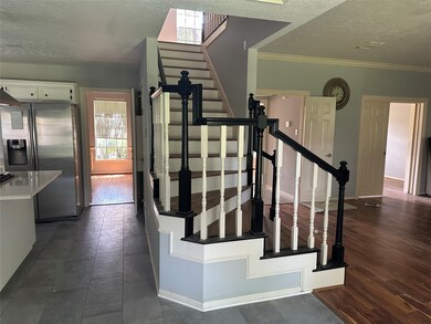 Kitchen and staircase