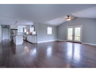open concept living with large family room off the