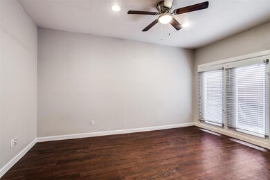Empty room with recessed lighting, baseboards, a c