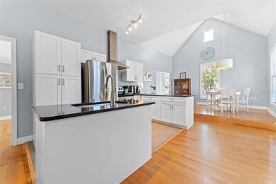 Kitchen + Vaulted Ceiling