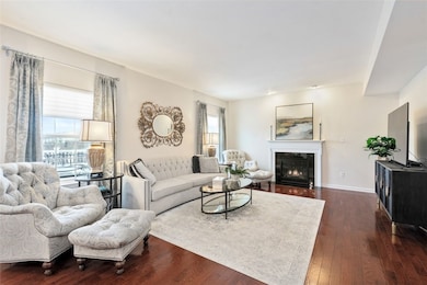Fabulous Family Room with Warm Fireplace!