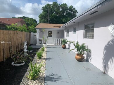 Rear unit entrance
