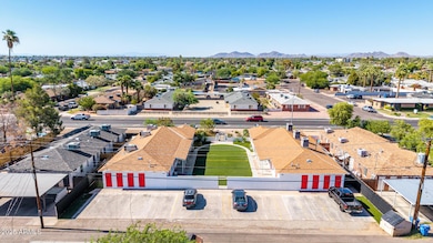 Aerial looking North