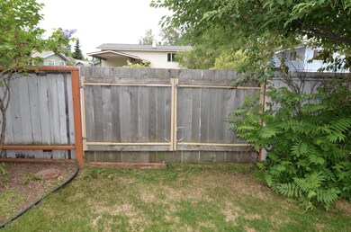 Double Gates off road to backyard