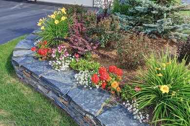 Landscaping front