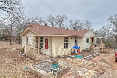 View of rear view of property
