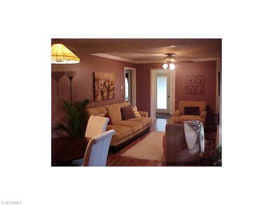 Looking from the dining area to the front of the h