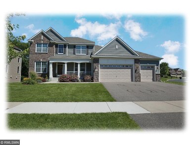 This stunning two story home is nestled on a priva