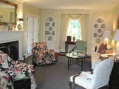 Living Room. Living room warmed by a log fireplace