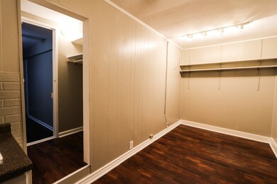 Efficiency area in the back.