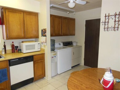 Laundry area across from pantry
