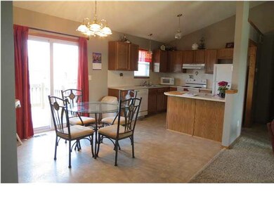nice and open kitchen, dining, and living areas