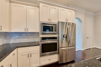 Stainless steel appliances modern backsplash and i