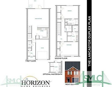 Exterior Front. The Lancaster Floor Plan