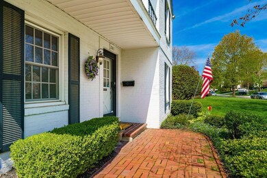 Brick walkway to front porch