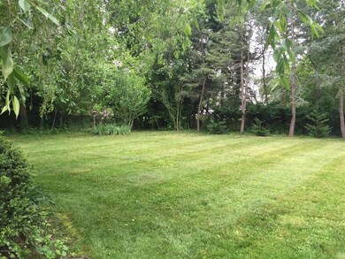 Partially fenced rear yard