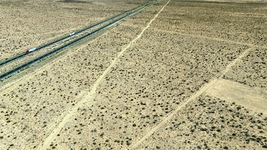 Overview of rural landscape with a desert landscap