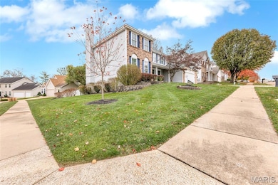Side view of front of property displaying the corner lot