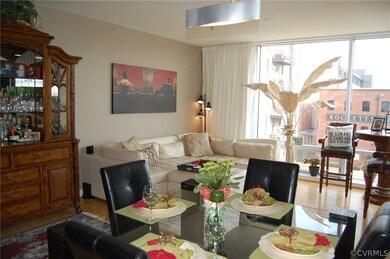 Open Floor Plan. Living Room has floor to ceiling