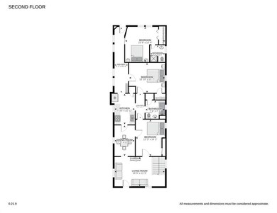 Floor plan second level