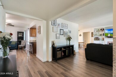 Rooms from Front door
