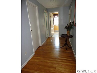 Foyer. Beautiful hardwood floors leading from the 