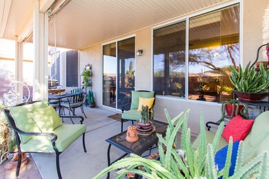 Back yard patio area