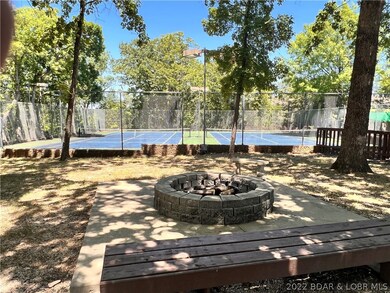 Firepit and outdoor court