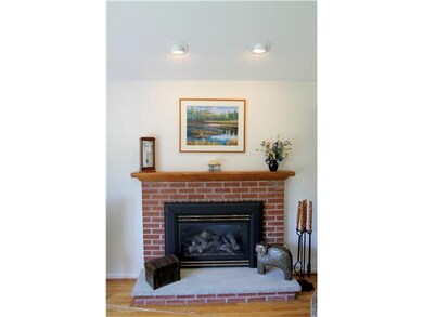 Family Room. Family room features a gas fireplace 