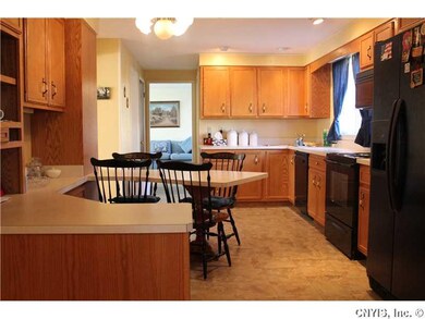 Kitchen. A nice desk space and an island area. Can