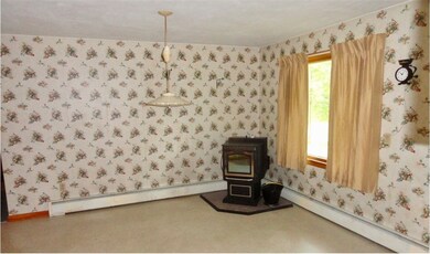 DINING ROOM WITH PELLET STOVE