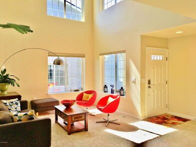 two Story Living Room