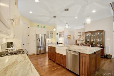 Kitchen is the center point of this lovely mainten