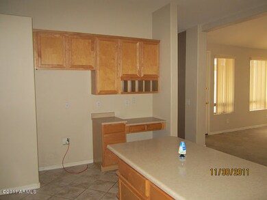 Computer Center in kitchen